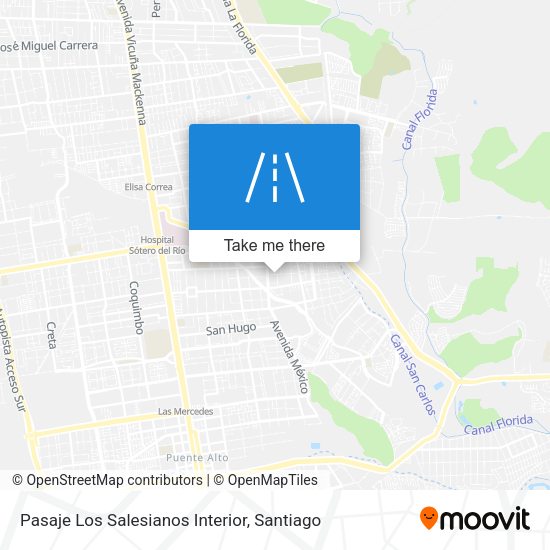 Mapa de Pasaje Los Salesianos Interior