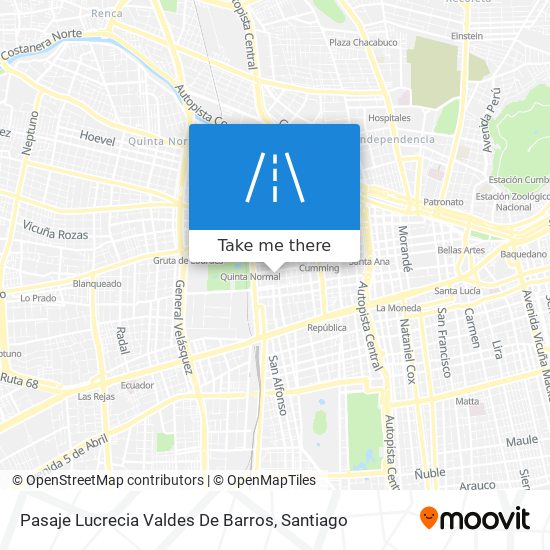 Pasaje Lucrecia Valdes De Barros map