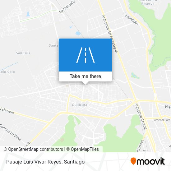 Pasaje Luis Vivar Reyes map