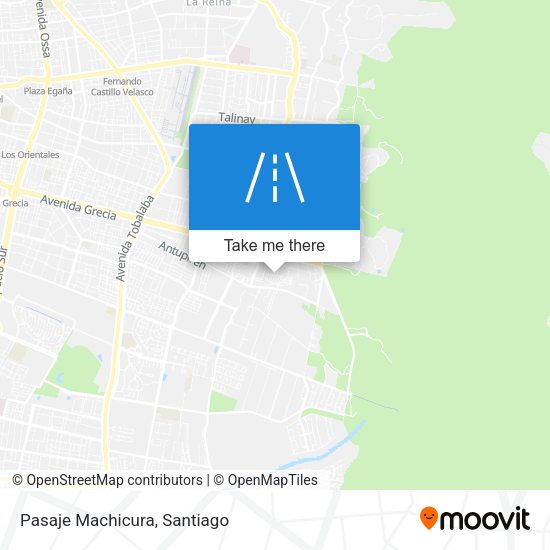 Mapa de Pasaje Machicura