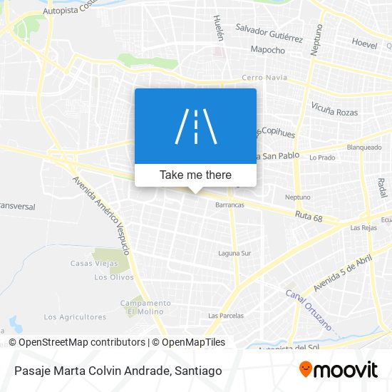 Pasaje Marta Colvin Andrade map