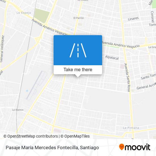 Mapa de Pasaje María Mercedes Fontecilla