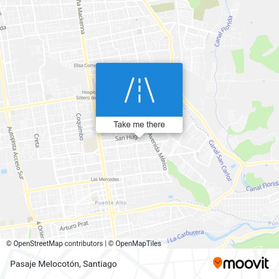 Pasaje Melocotón map