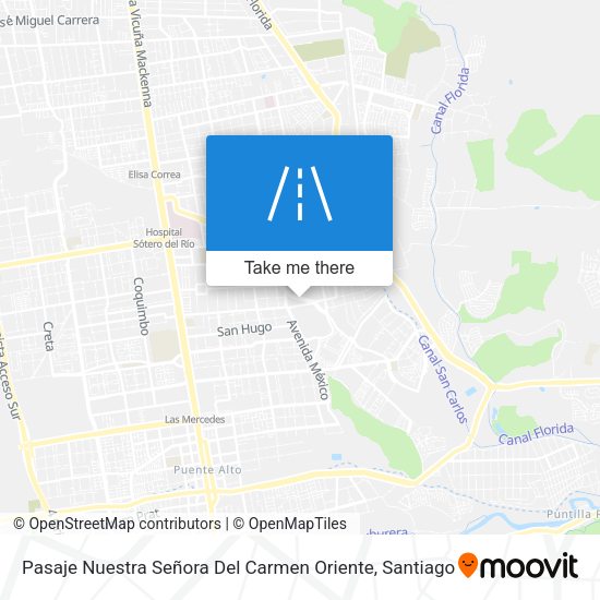 Mapa de Pasaje Nuestra Señora Del Carmen Oriente