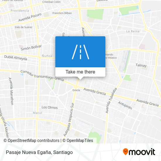 Pasaje Nueva Egaña map