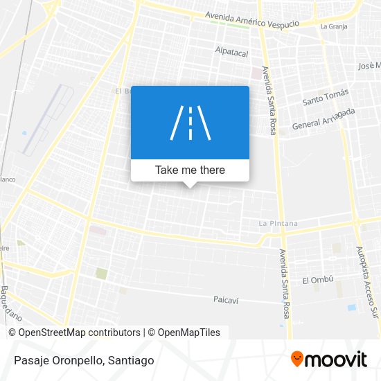 Mapa de Pasaje Oronpello
