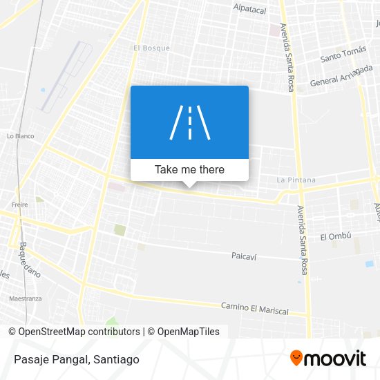 Mapa de Pasaje Pangal