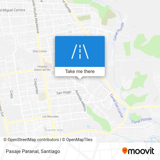 Mapa de Pasaje Paranal