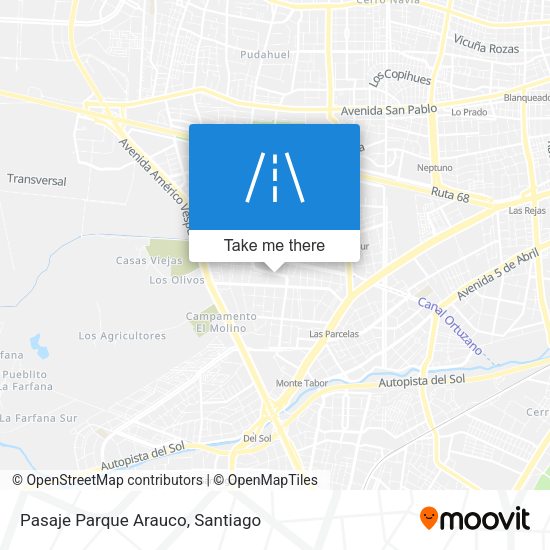 Mapa de Pasaje Parque Arauco