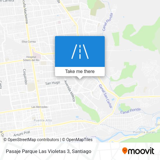 Pasaje Parque Las Violetas 3 map