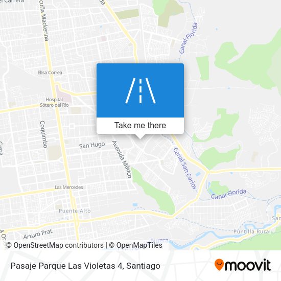 Mapa de Pasaje Parque Las Violetas 4