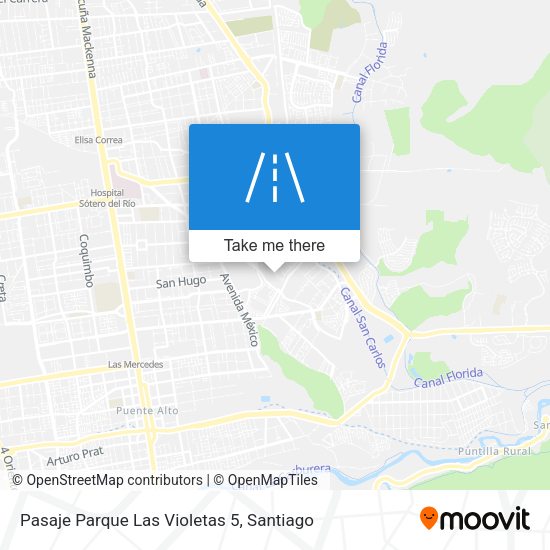 Pasaje Parque Las Violetas 5 map