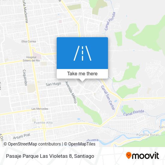 Pasaje Parque Las Violetas 8 map