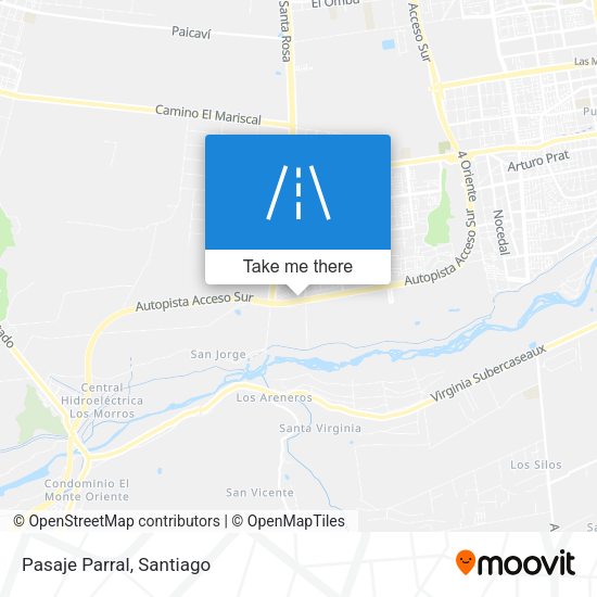Mapa de Pasaje Parral