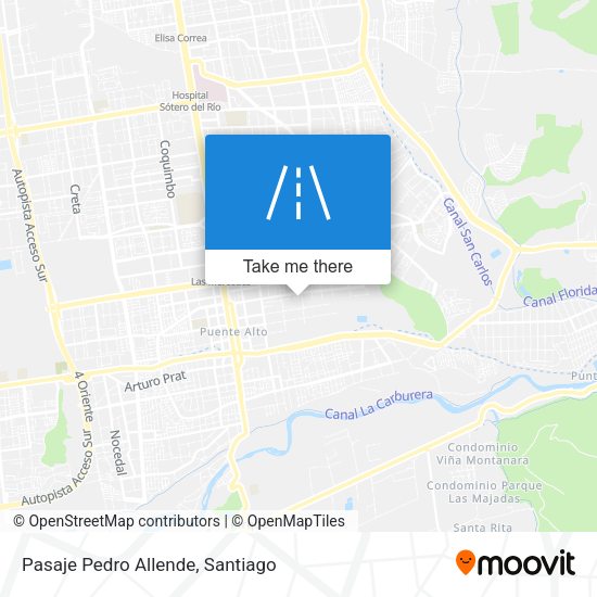 Mapa de Pasaje Pedro Allende