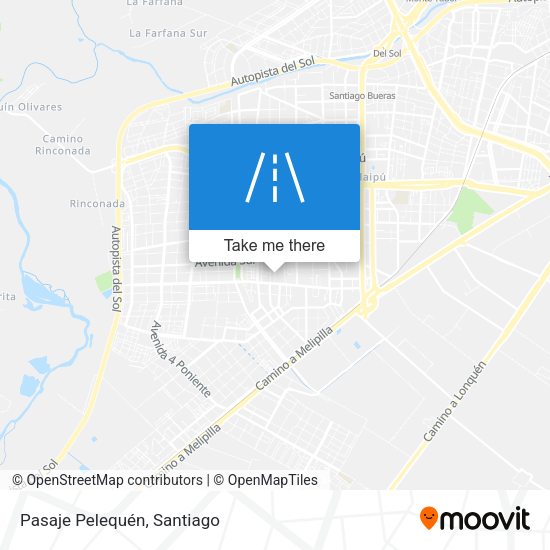 Mapa de Pasaje Pelequén