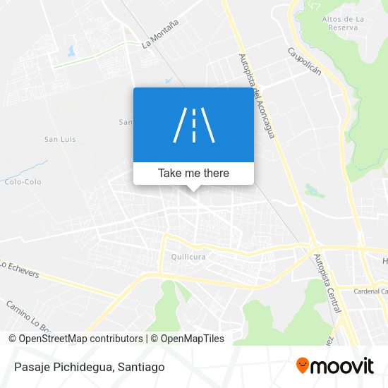 Mapa de Pasaje Pichidegua