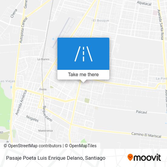 Pasaje Poeta Luis Enrique Delano map