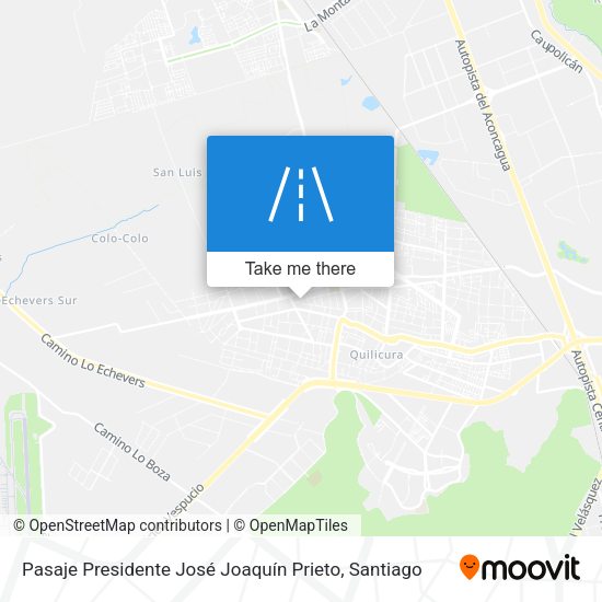 Pasaje Presidente José Joaquín Prieto map