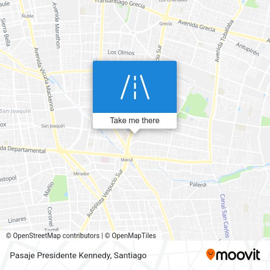 Pasaje Presidente Kennedy map