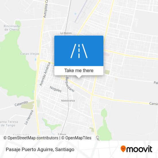 Pasaje Puerto Aguirre map