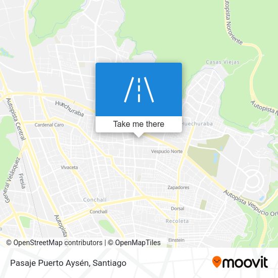 Pasaje Puerto Aysén map