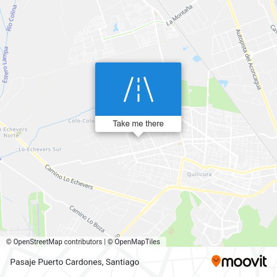 Pasaje Puerto Cardones map