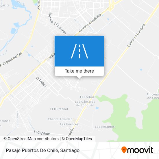 Mapa de Pasaje Puertos De Chile