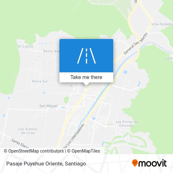 Pasaje Puyehue Oriente map