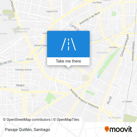 Mapa de Pasaje Quillén