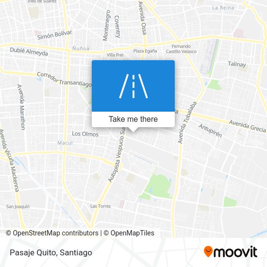 Mapa de Pasaje Quito