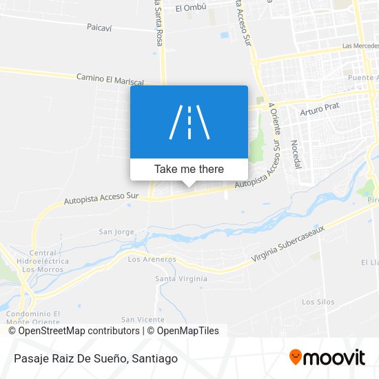 Pasaje Raiz De Sueño map
