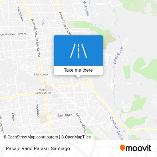 Mapa de Pasaje Rano Raraku