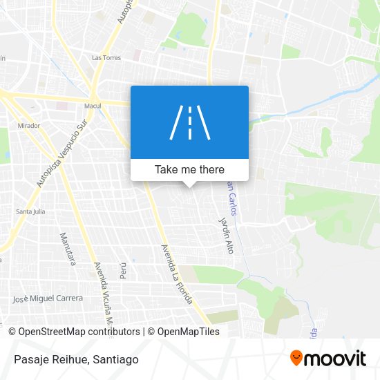Mapa de Pasaje Reihue