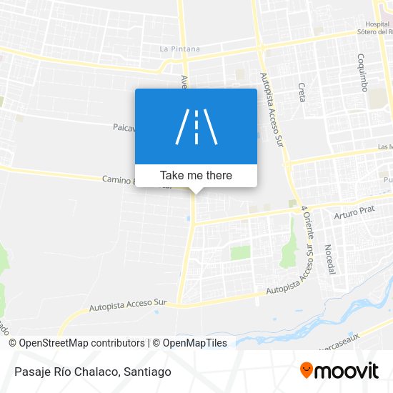 Pasaje Río Chalaco map