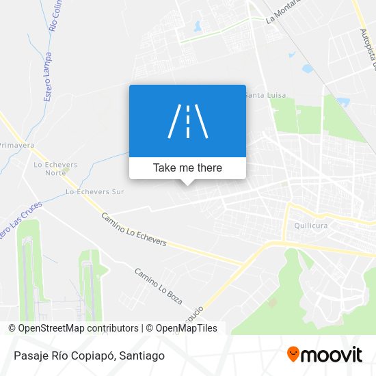 Pasaje Río Copiapó map