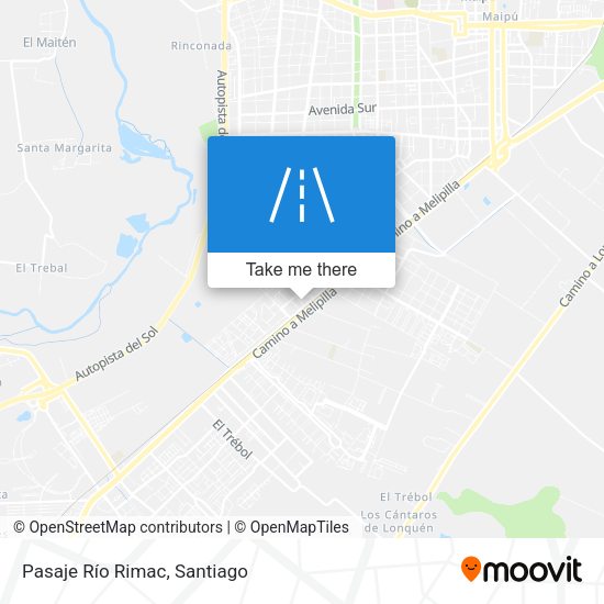 Mapa de Pasaje Río Rimac
