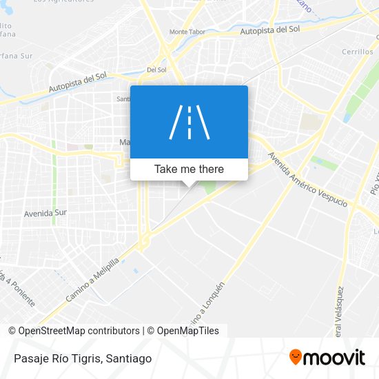 Pasaje Río Tigris map