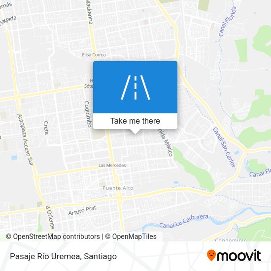 Pasaje Río Uremea map
