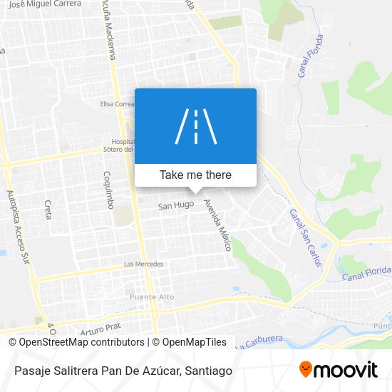 Mapa de Pasaje Salitrera Pan De Azúcar
