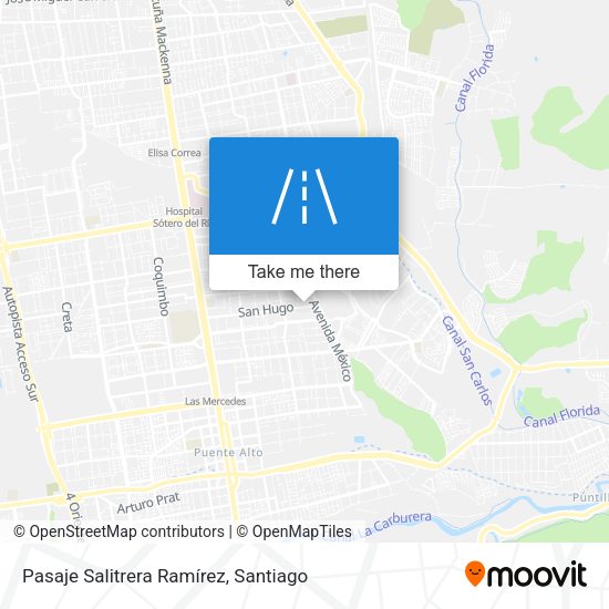 Pasaje Salitrera Ramírez map