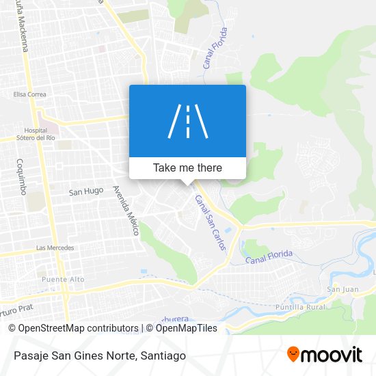 Pasaje San Gines Norte map