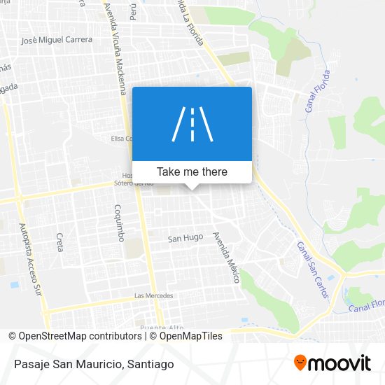 Mapa de Pasaje San Mauricio