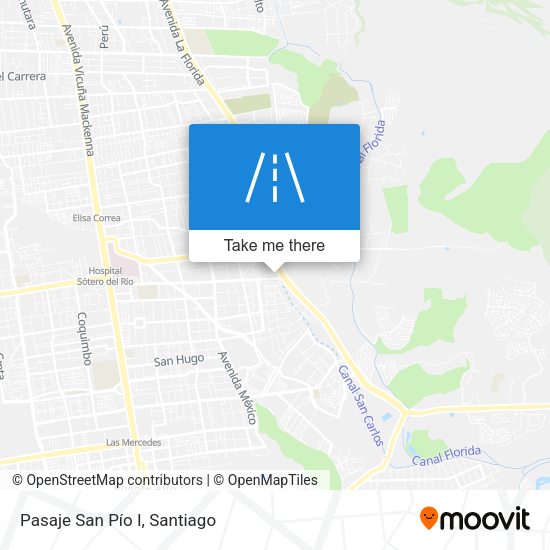 Pasaje San Pío I map