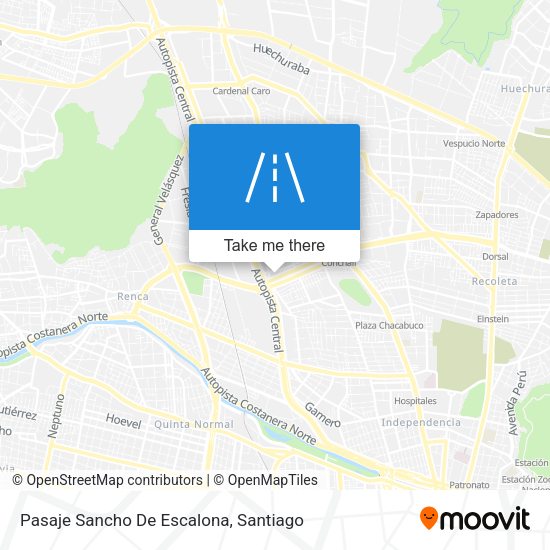 Pasaje Sancho De Escalona map