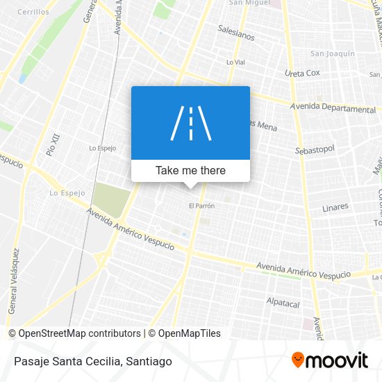 Mapa de Pasaje Santa Cecilia