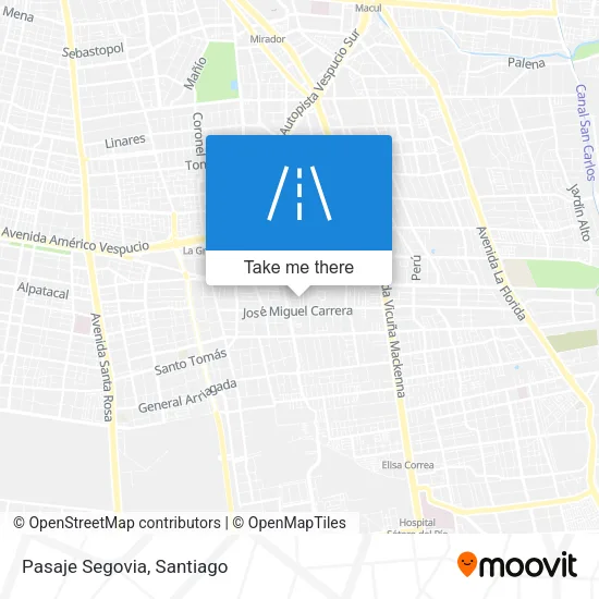 Pasaje Segovia map