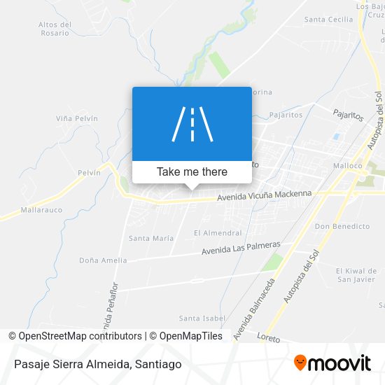 Pasaje Sierra Almeida map