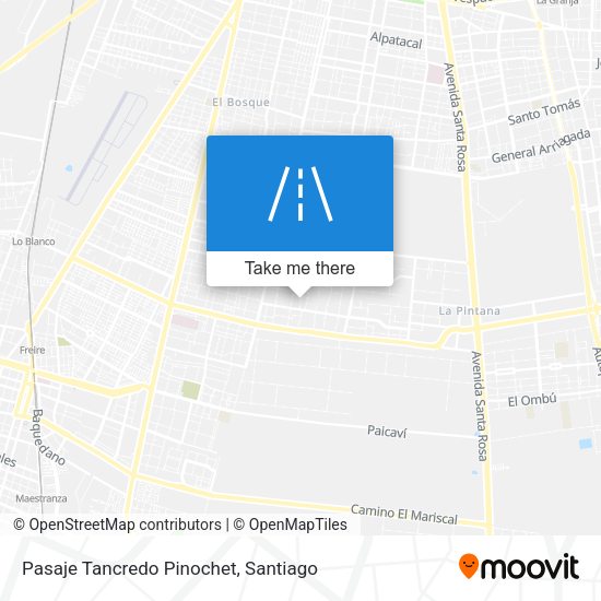 Pasaje Tancredo Pinochet map