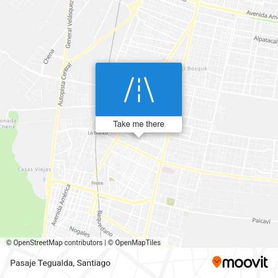 Pasaje Tegualda map